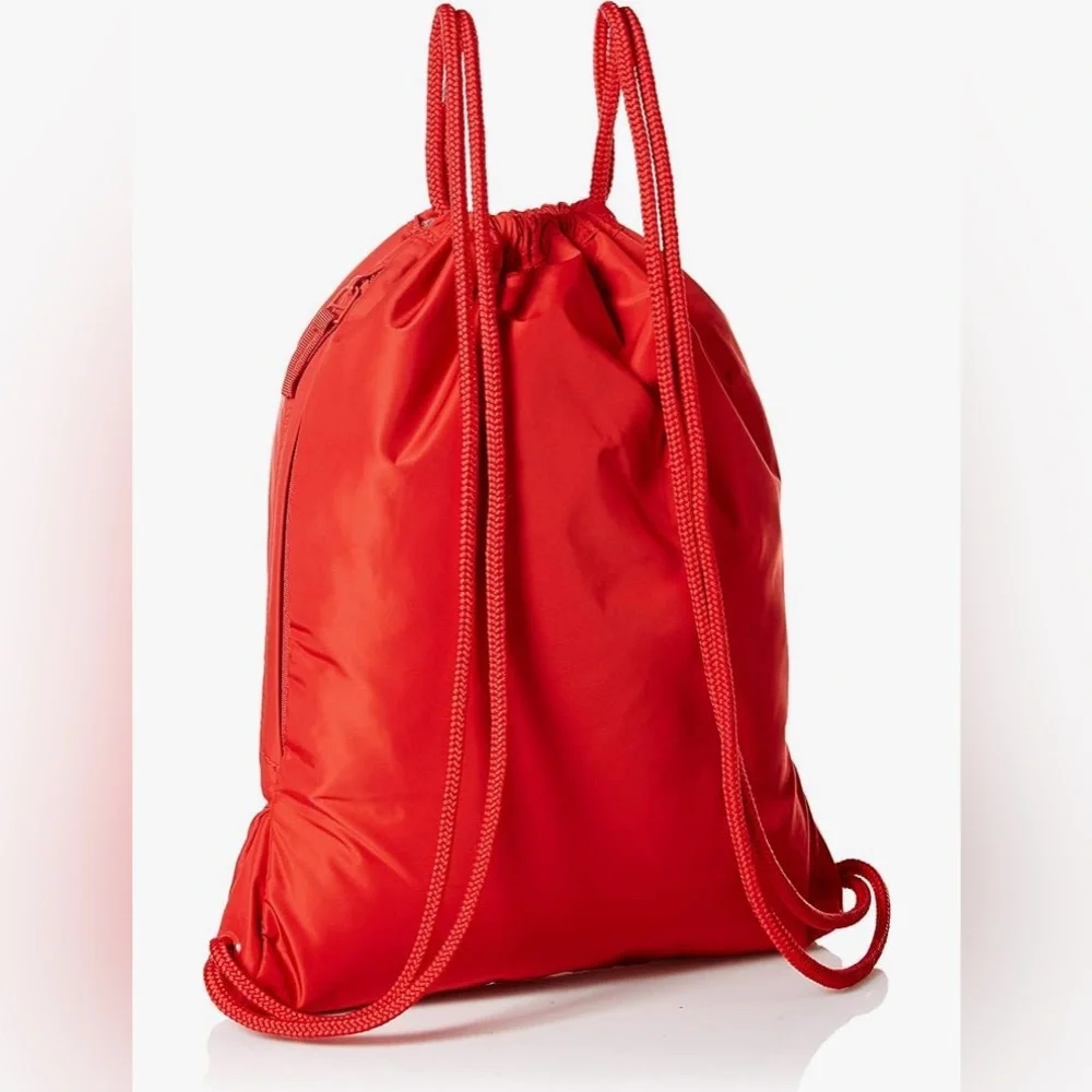Adidas Originals Trefoil Sackpack Red-White- Media Safe lined pocket Unisex NWOT
